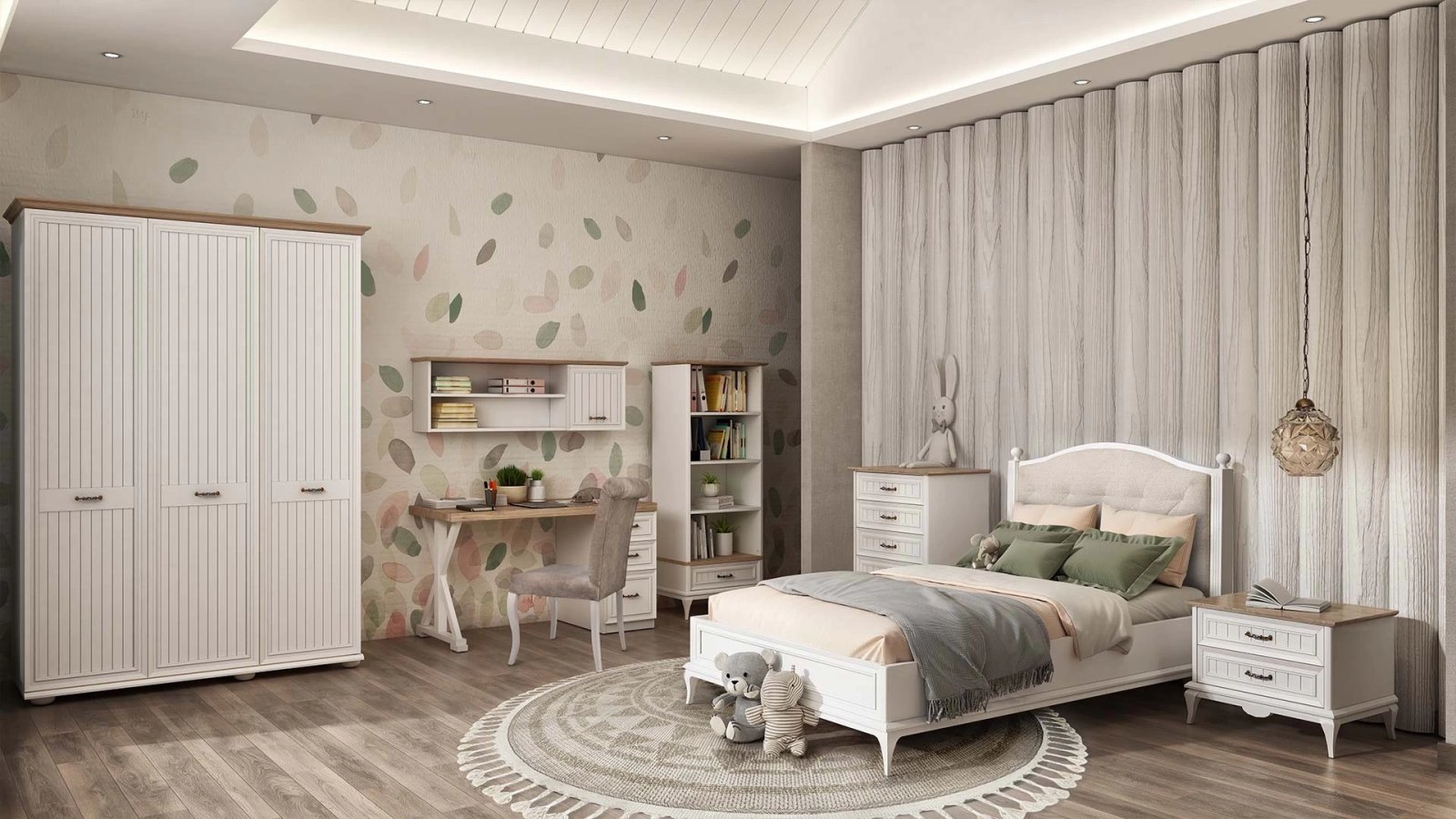 Kelebek Angelic Genç Yatak Odası Takımı ürün görseli