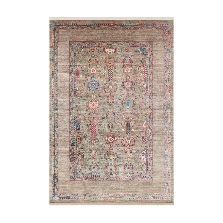 Evidea Eko Halı Antique Olive Makine Halısı - Renkli - 80x150 cm ürün görseli