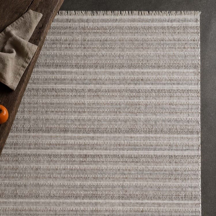 Evidea Empera Agra Pearl İskandinav Desenli Salon Halısı - Krem - 120x180 cm ürün görseli