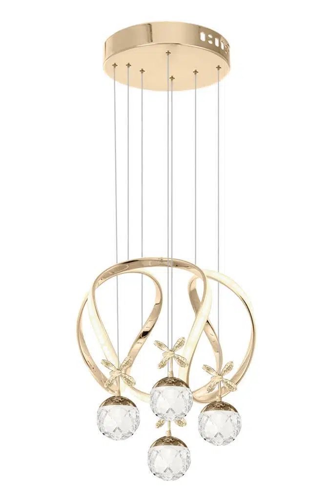 Eray Aydınlatma Eray Aydınlatma 1625-40 SR 4 Toplu Gold Led Avize ürün görseli