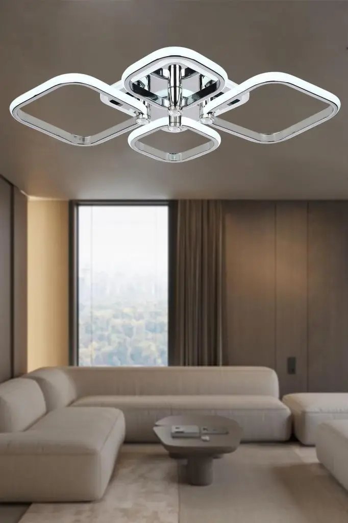 Eray Aydınlatma Eray Aydınlatma 2010-4 Krom Dimmer Kumandalı Led Avize ürün görseli