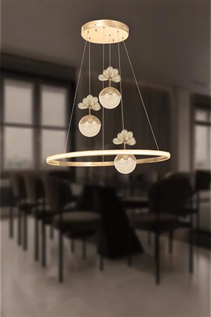Eray Aydınlatma Eray Aydınlatma 2078-40 SR 3 Toplu Led Gold Avize ürün görseli