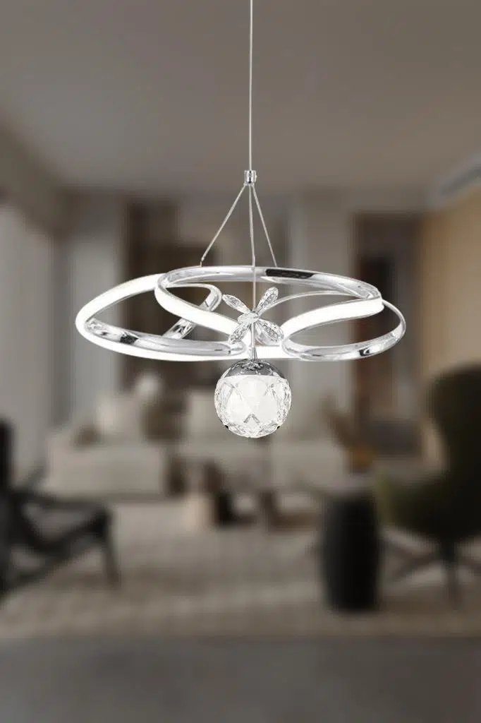Eray Aydınlatma Eray Aydınlatma 2578-40 Krom Led Avize ürün görseli