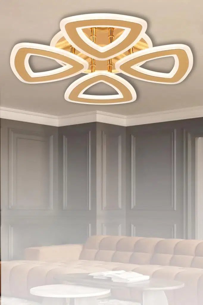 Eray Aydınlatma Eray Aydınlatma 3264-4 Gold Kumandalı Led Avize ürün görseli
