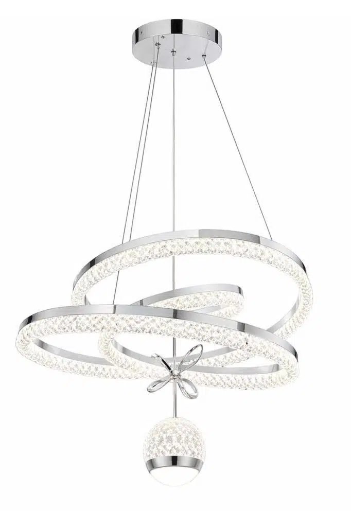 Eray Aydınlatma Eray Aydınlatma 6011-500 Tek Toplu Krom Led Avize ürün görseli