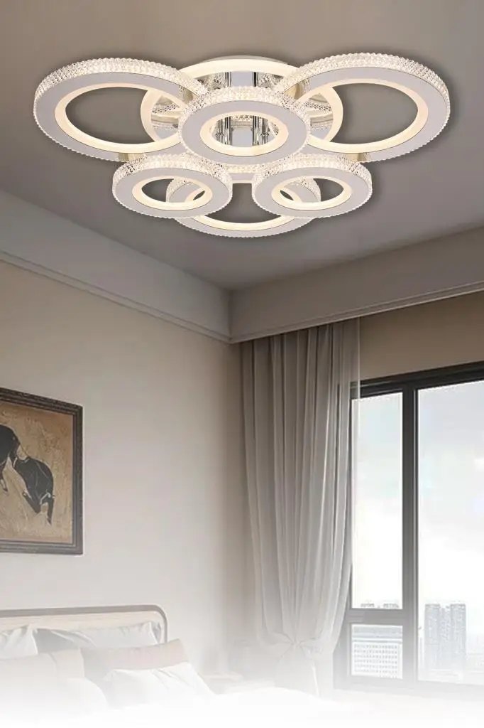 Eray Aydınlatma Eray Aydınlatma T001-6 Krom Dimmer Kumandalı Led Avize ürün görseli