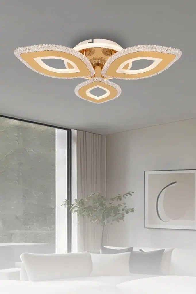 Eray Aydınlatma Eray Aydınlatma T008-3 Gold Kumandalı Led Avize ürün görseli