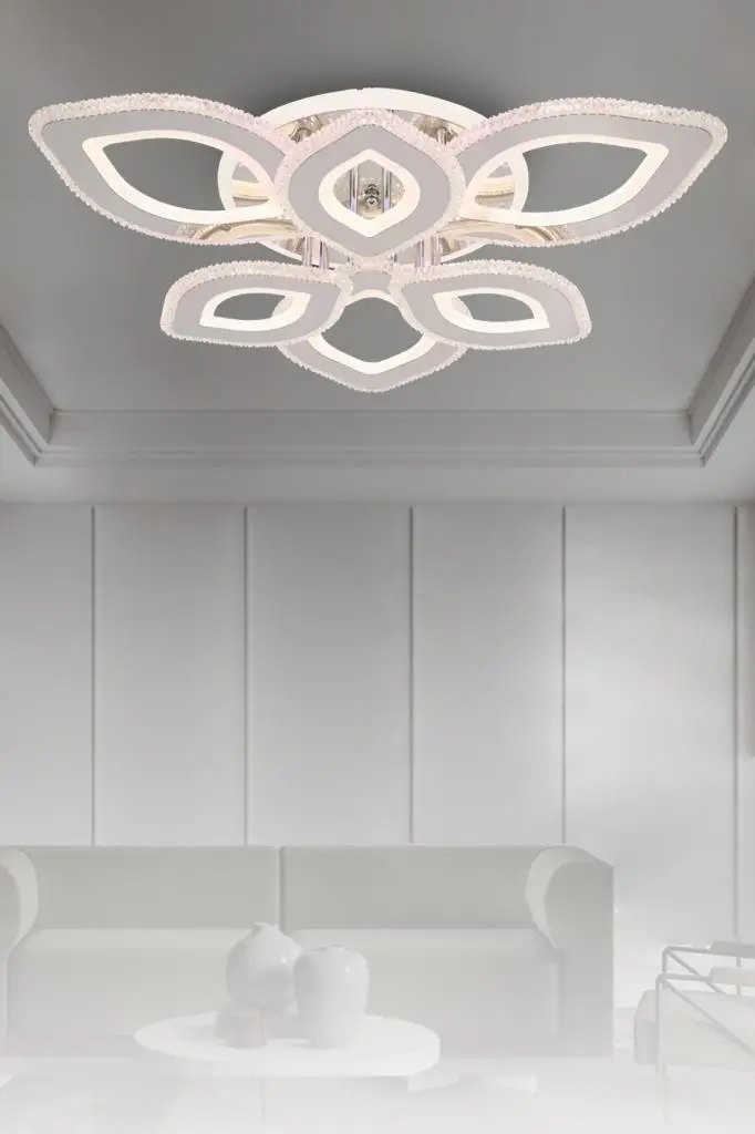 Eray Aydınlatma Eray Aydınlatma T008-6 Krom Dimmer Kumandalı Led Avize ürün görseli
