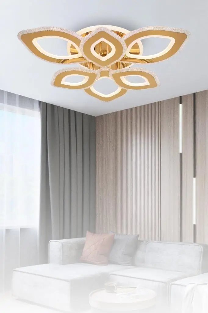 Eray Aydınlatma Eray Aydınlatma T008-6 Sarı Dimmer Kumandalı Led Avize ürün görseli