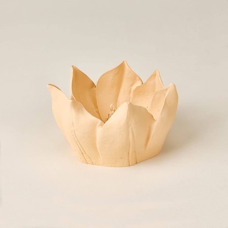 Evidea Evidea Deco Lotus Dekoratif Obje - Bej - 11 cm ürün görseli