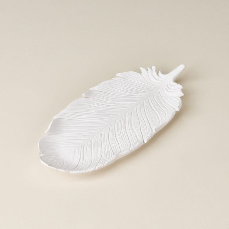 Evidea Evidea Deco Tüy Dekoratif Obje - Beyaz - 24x11 cm ürün görseli