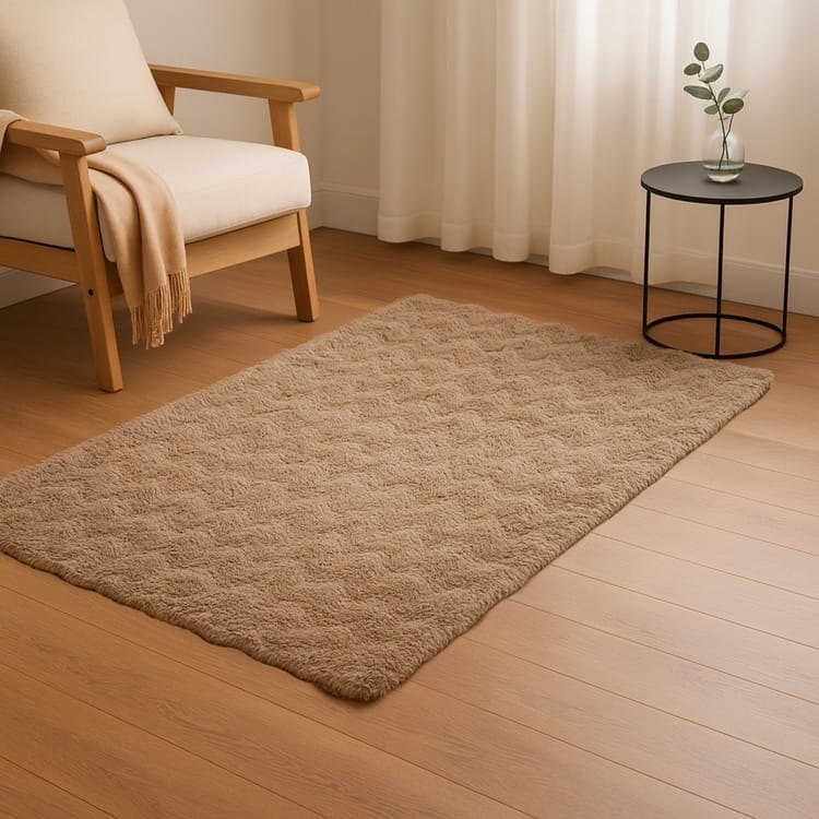 Evidea Evidea Soft Bubble Post Halı - Kahverengi - 80x140 cm ürün görseli