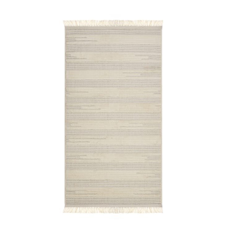 Evidea Evidea Soft Harmony Halı - Beyaz - 80x150 cm ürün görseli