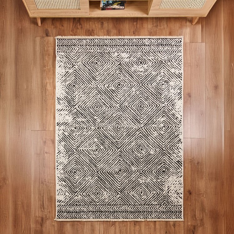Evidea Evidea Soft Oad Halı - Siyah - 160x230 cm ürün görseli