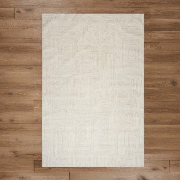 Evidea Evidea Soft Reine Dekoratif Halı - Krem - 160x230 cm ürün görseli
