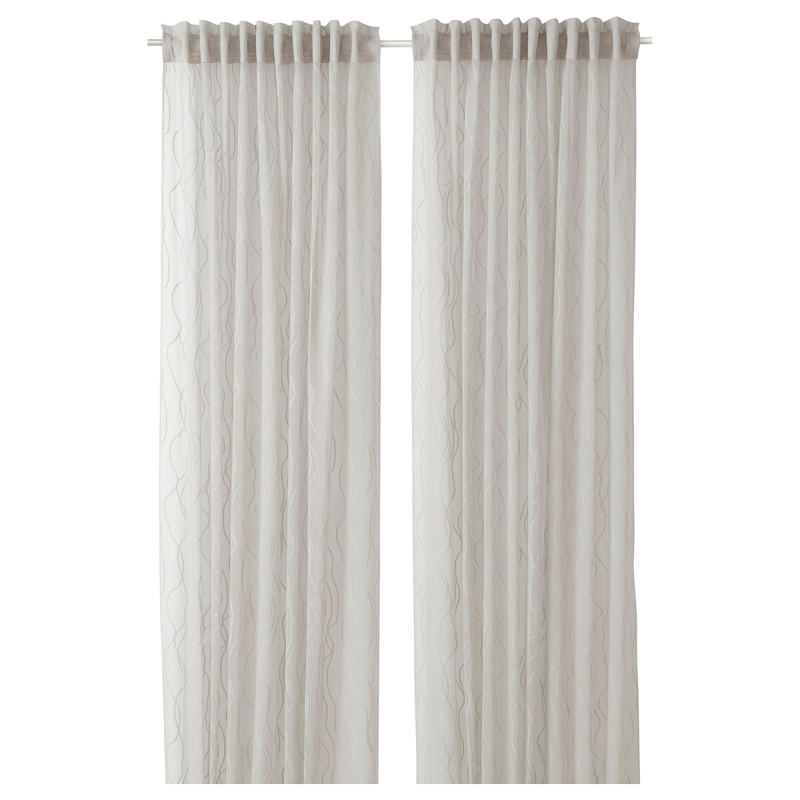 IKEA GLESGRÖE Tül Perde/2 Kanat ürün görseli