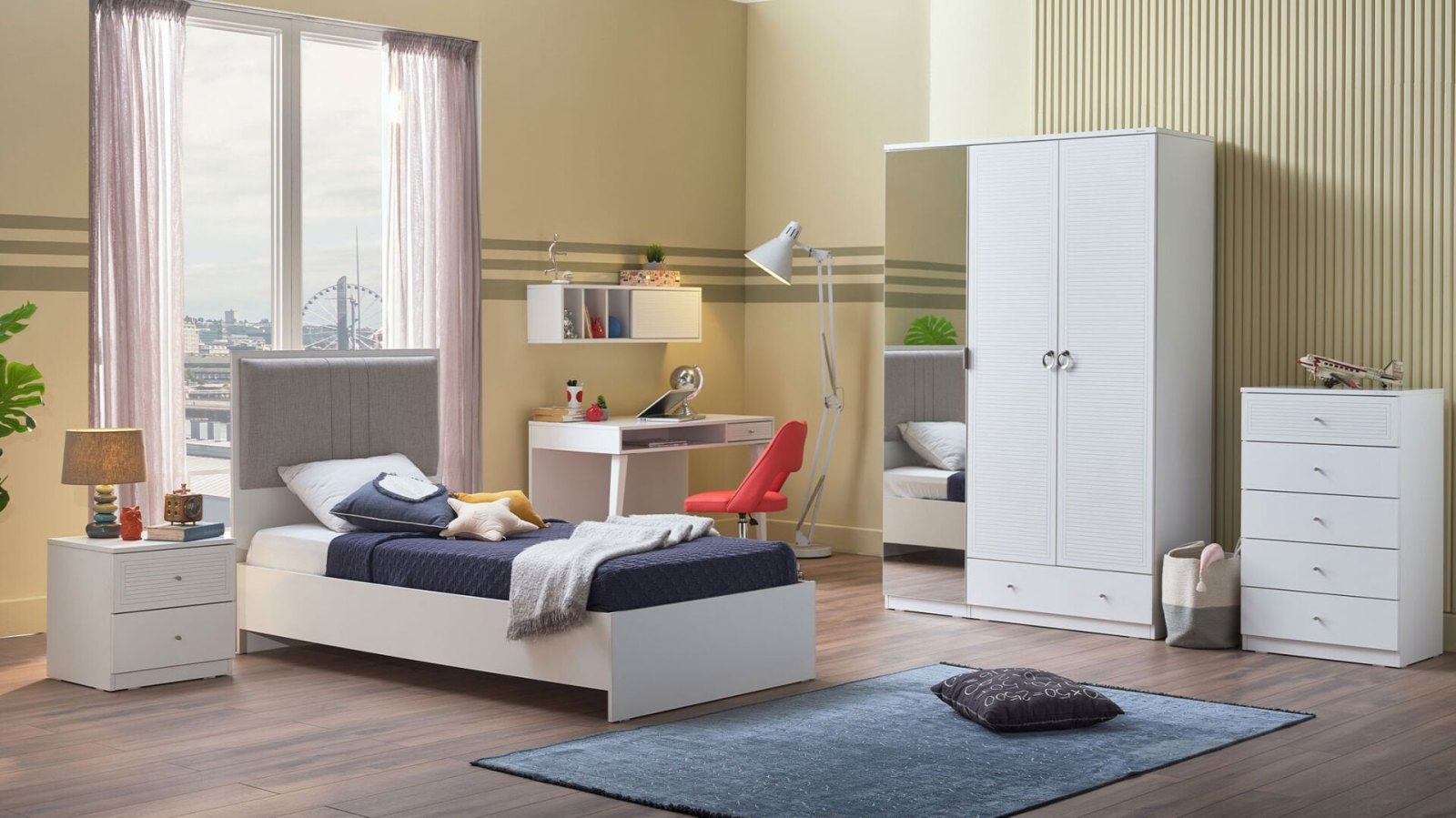 Bellona Majer 3 Kapaklı Gardırop ürün görseli
