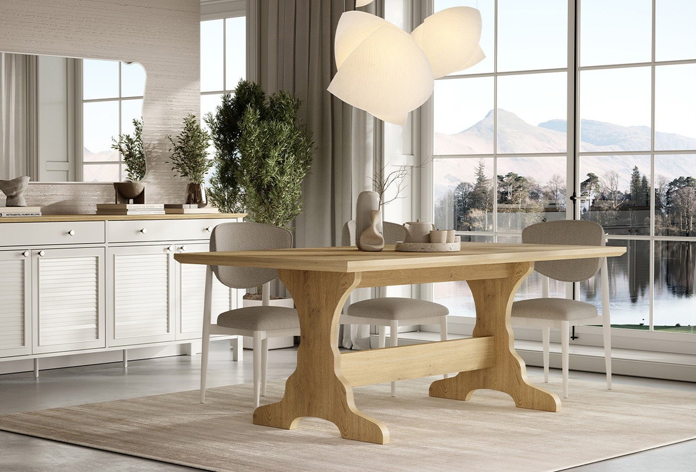 Enza Home Marsell 8-10 Kişilik Masa, 200x100 cm (GxY) ürün görseli