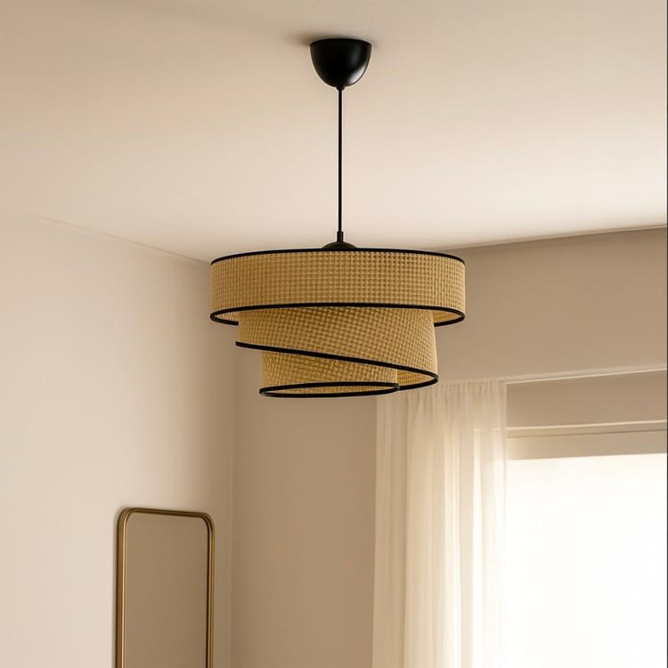 Evidea Nisa Luce Siyah Biyeli 3 Katlı Pasta Sarkıt - Krem - 70x40x40 cm ürün görseli